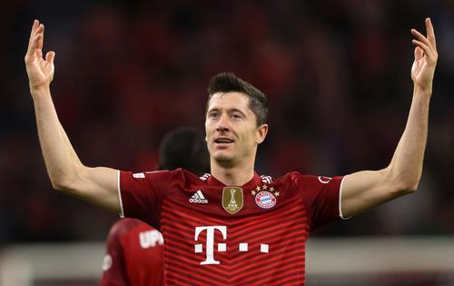 Robert Lewandowski (33 de ani) s-a distrat în partida Bayern Munchen - Dinamo Kiev din grupele Ligii Campionilor.