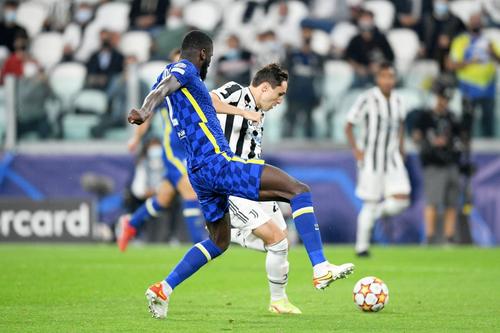 Federico Chiesa a înscris de lângă Antonio Rudiger // foto: Imago