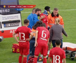 Moment șocant în Cupa României! Ambulanța a intrat pe teren după un fault criminal
