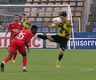 În minutul 45 al meciului dintre FC Brașov și Hermannstadt, la 1-0 pentru gazde, Tudor Saim (24 de ani), extrema stângă a brașovenilor, l-a lovit cu gheata sub bărbie pe Saeed Issah (22), stoperul sibienilor, și a văzut roșu direct.