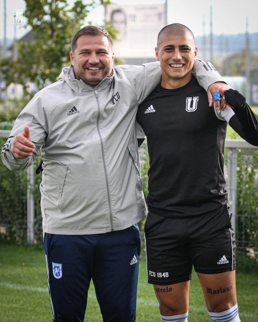 Cum au fost pozați Bauza și Croitoru a doua zi după gestul sfidător la adresa antrenorului lui FCU Craiova