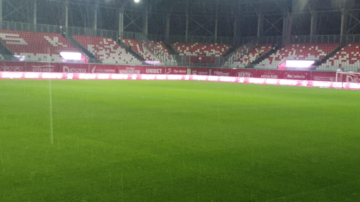 Ploaie torențială înainte de Sepsi - FCSB