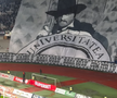 U Cluj, scenografie cu Florin Piersic la derby-ul cu CFR Cluj