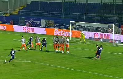 Golul etapei în Superliga! Și-a dus echipa pe locul secund cu o execuție superbă