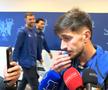Edin Dzeko a apărut în timpul interviului lui Gigovic și l-a făcut să râdă