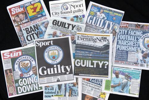 O comisie independentă a găsit-o vinovată pe Manchester City de peste 100 de capete de acuzare. Conform raportului Premie League, City și-a redus costurile cu 921 de milioane de lire sterline/ FOTO: Imago Images