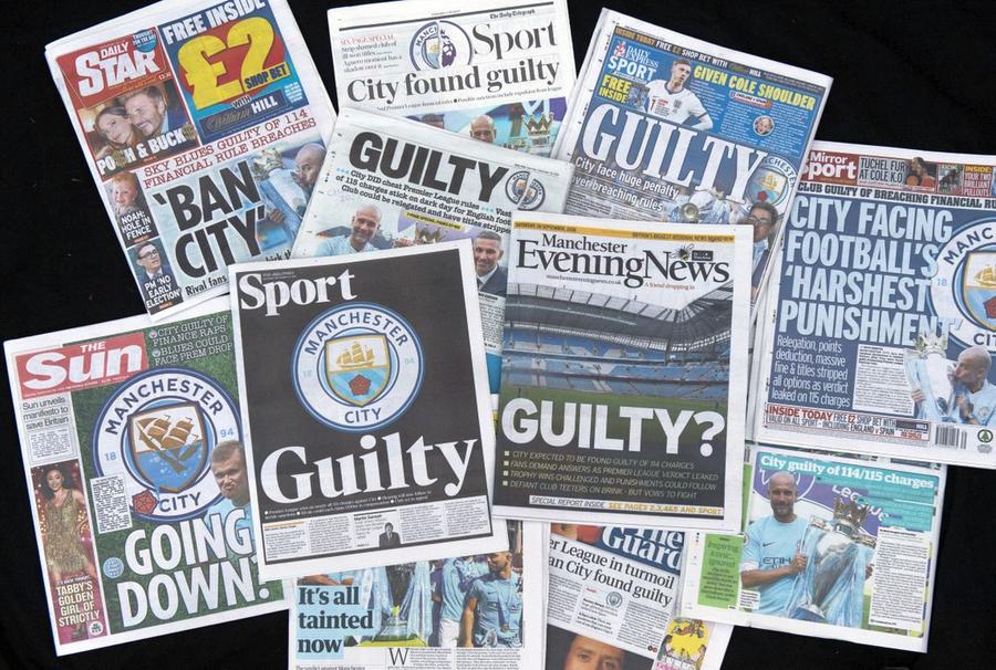 O comisie independentă a găsit-o vinovată pe Manchester City de peste 100 de capete de acuzare. Conform raportului Premie League, City și-a redus costurile cu 921 de milioane de lire sterline/ FOTO: Imago Images Analiză de impact în The Guardian: „Cazul Manchester City este o parabolă a puterii moderne. O idee atât de proastă ca Premier League să le permită unor state să investească în cluburi de fotbal”