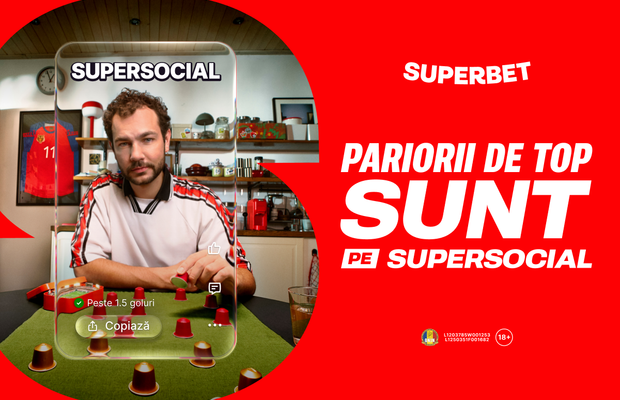 Pariorii de top sunt pe SuperSocial. Hai și tu în rețeaua-fenomen a SuperPariorilor!