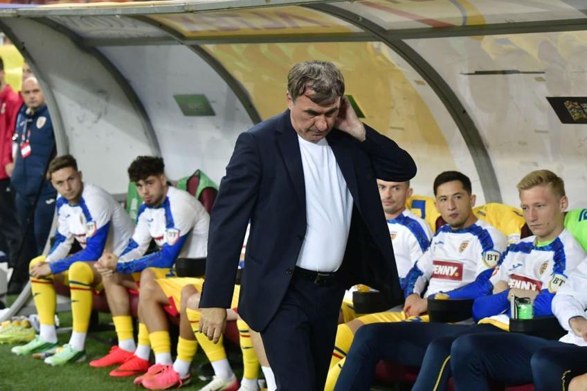 Gică Hagi, în România - Bosnia 2-4 / Foto: Cristi Preda GSP