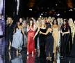 Celine Dion și toate femeile care au defilat pe podium printre care și Nadia Comăneci (drepta) FOTO Imago Images