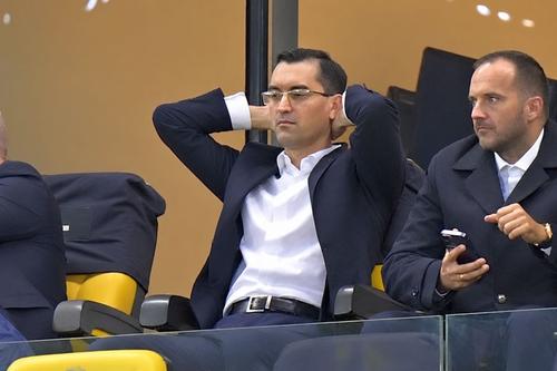 Răzvan Burleanu, președintele Federației Române de Fotbal // foto: Cristi Preda (GSP.RO) *calitatea imaginii rafinată cu ajutorul AI*