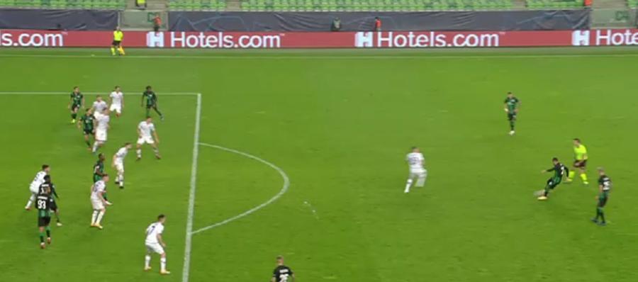 FOTO Ce eroare! Băluță a greșit la prima fază la debutul în Ligă cu Dinamo Kiev! Din cauza lui a egalat Ferencvaros