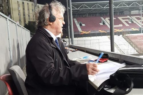 CFR Cluj - Young Boys (etapa a doua a grupelor Europa League) a fost comentat și de renumitul Ilie Dobre, de la fața locului.
