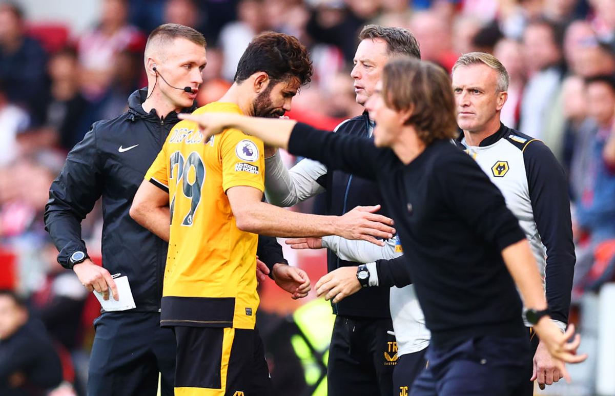 Gestul reprobabil pentru care Diego Costa a văzut „roșu” în prelungirile meciului Brentford - Wolverhampton