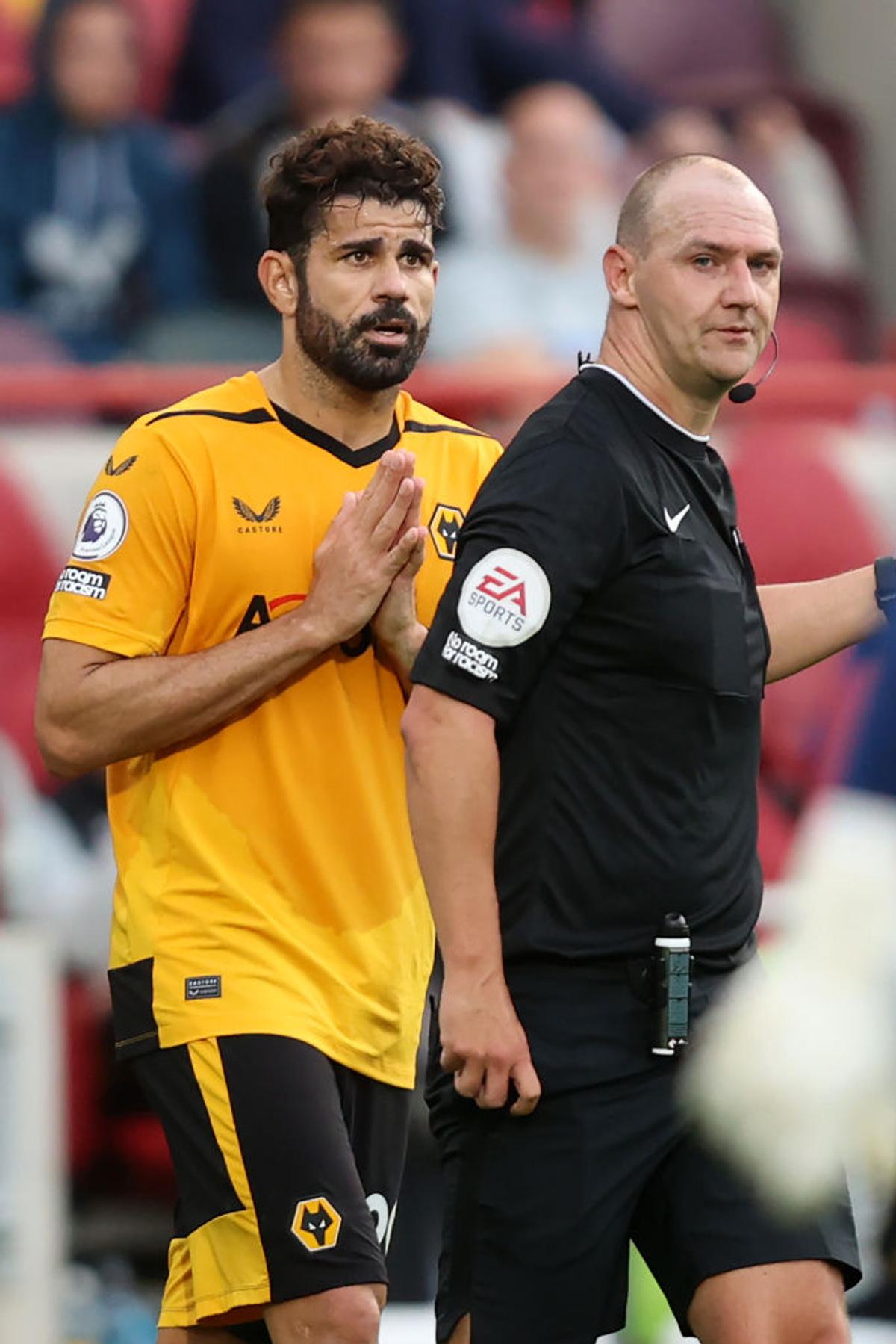 Gestul reprobabil pentru care Diego Costa a văzut „roșul” în prelungirile meciului Brentford - Wolverhampton