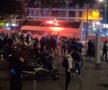 Momentul în care autocarul lui Lyon e atacat de ultrașii lui Marseille