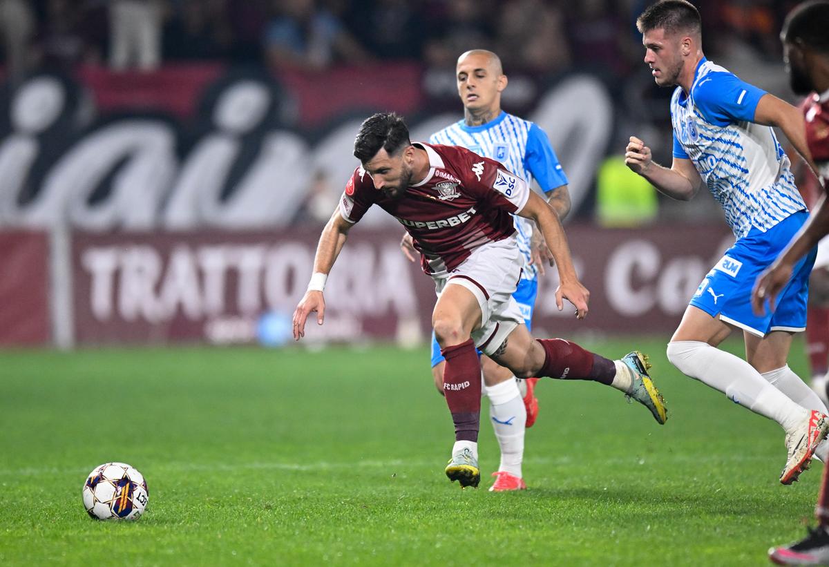 Campioana doar din Giulești! Rapid o bate pe Craiova într-o atmosferă spectaculoasă » Oltenii, fără replică