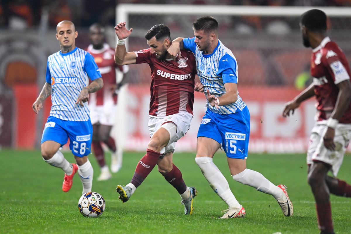 Săpunaru, veste proastă după Rapid - CSU Craiova 2-0: „Are ruptură”