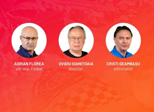 Rapid - Universitatea Craiova, derby-ul etapei #14 din Superligă, comentat LIVE pe GSP.RO de Adrian Florea (șef departament fotbal GSP), Ovidiu Ioanițoaia (director GSP) și Cristian Geambașu (editorialist GSP).