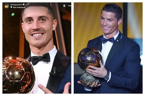 Joyskim Dawa s-a amuzat pe seama colegului David Miculescu, editând fața acestuia pe corpul lui Cristiano Ronaldo