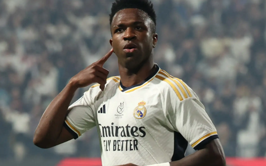 Vinicius Junior a rămas fără trofeul cu care se lăuda în fața celor de la FC Barcelona, după 0-4 în El Clasico / Foto: Imago Atacul caduc la statul-club!