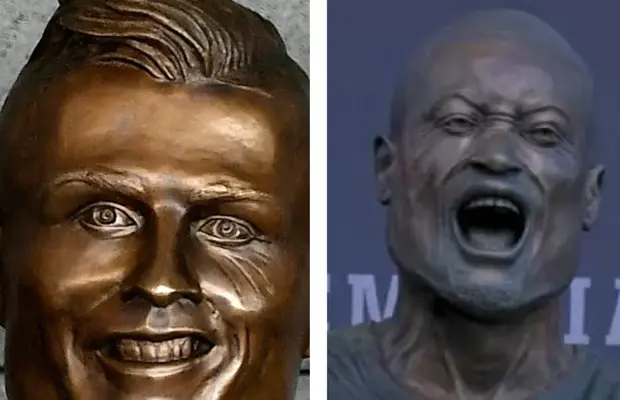 Efectul Ronaldo » O statuie dezvelită în onoarea jucătorului legendar a devenit virală: „Nu are nicio legătură cu realitatea”