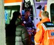 David Miculescu a ajuns la spital după accidentarea din Gloria Bistrița - FCSB, Cupa României. foto: Andrei Furnigă / GSP