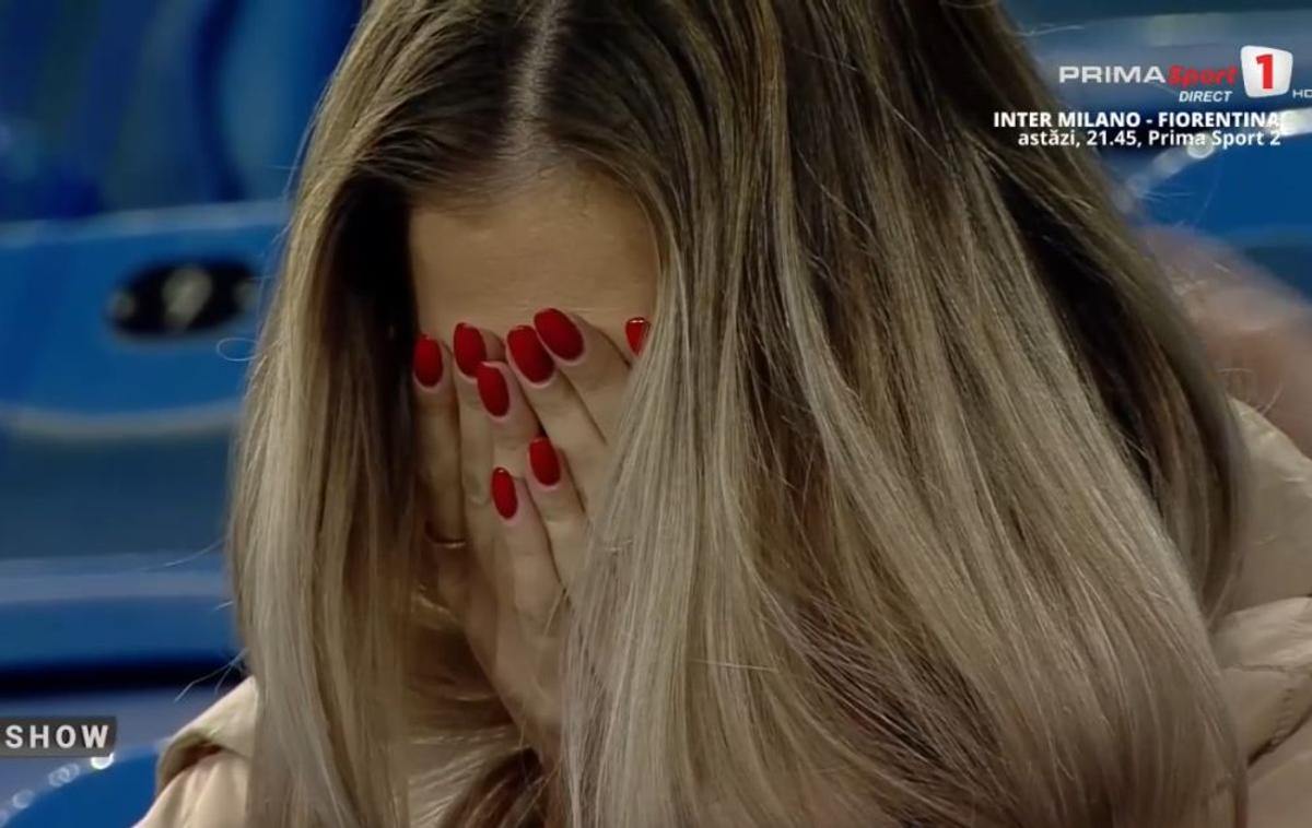 Femeia care a început să plângă în tribune în Sănătatea Cluj - Universitatea Craiova