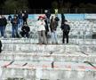 Ne-am întors în anii '90 » Imagini uluitoare de la Bistrița, înainte de Gloria - FCSB: fără scaune în tribune, iar peluza stă să CADĂ!