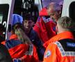 David Miculescu a ajuns la spital după accidentarea din Gloria Bistrița - FCSB, Cupa României. foto: Andrei Furnigă / GSP