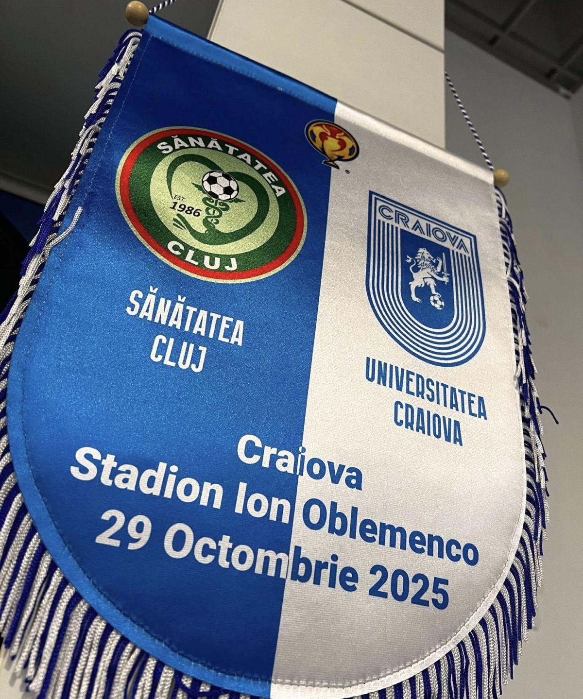 Sănătatea Cluj - CSU Craiova, grupe Cupa României Betano / imagini de meci