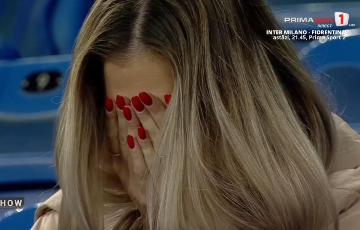 Femeia care a început să plângă în tribune în Sănătatea Cluj - Universitatea Craiova