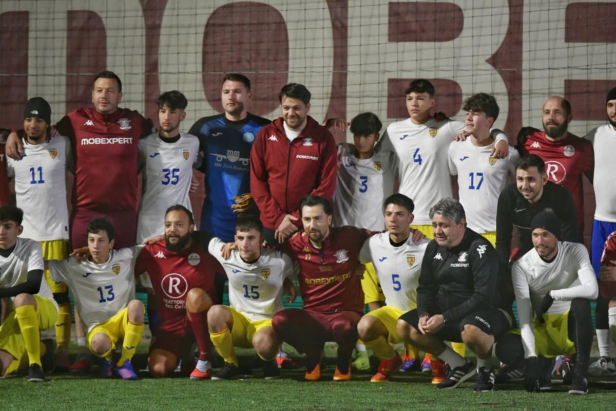 Victor Angelescu a jucat un meci amical pentru Rapid