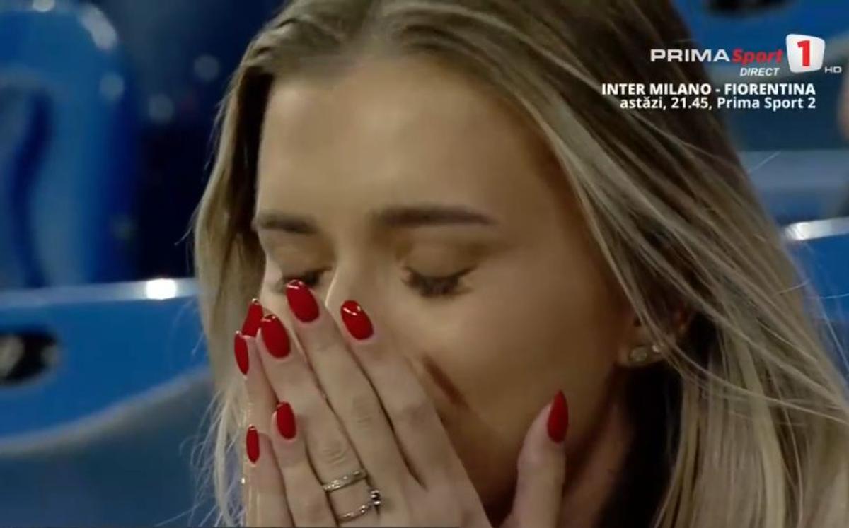 Femeia care a început să plângă în tribune în Sănătatea Cluj - Universitatea Craiova