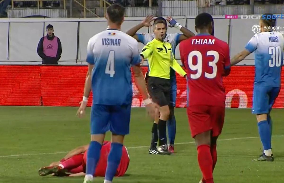 Penalty controversat în Gloria Bistrița - FCSB
