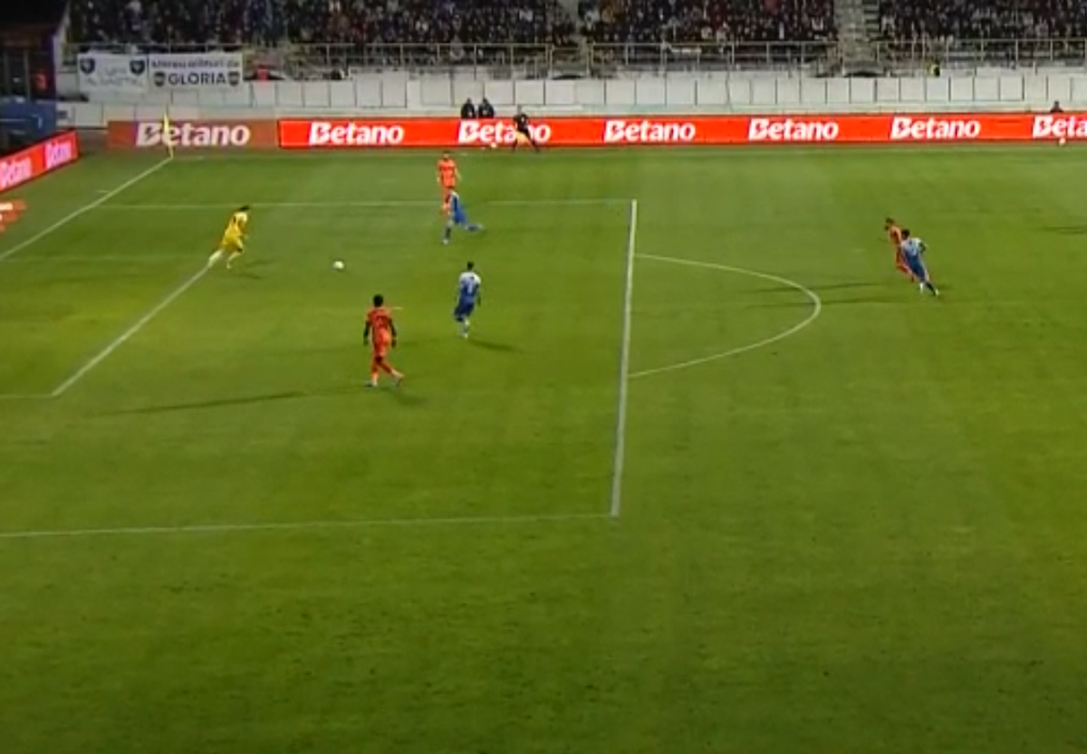 Gafă Gloria Bistrița - FCSB