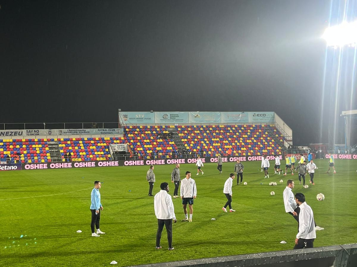 Voluntari - Universitatea Craiova, imagini înainte de meci