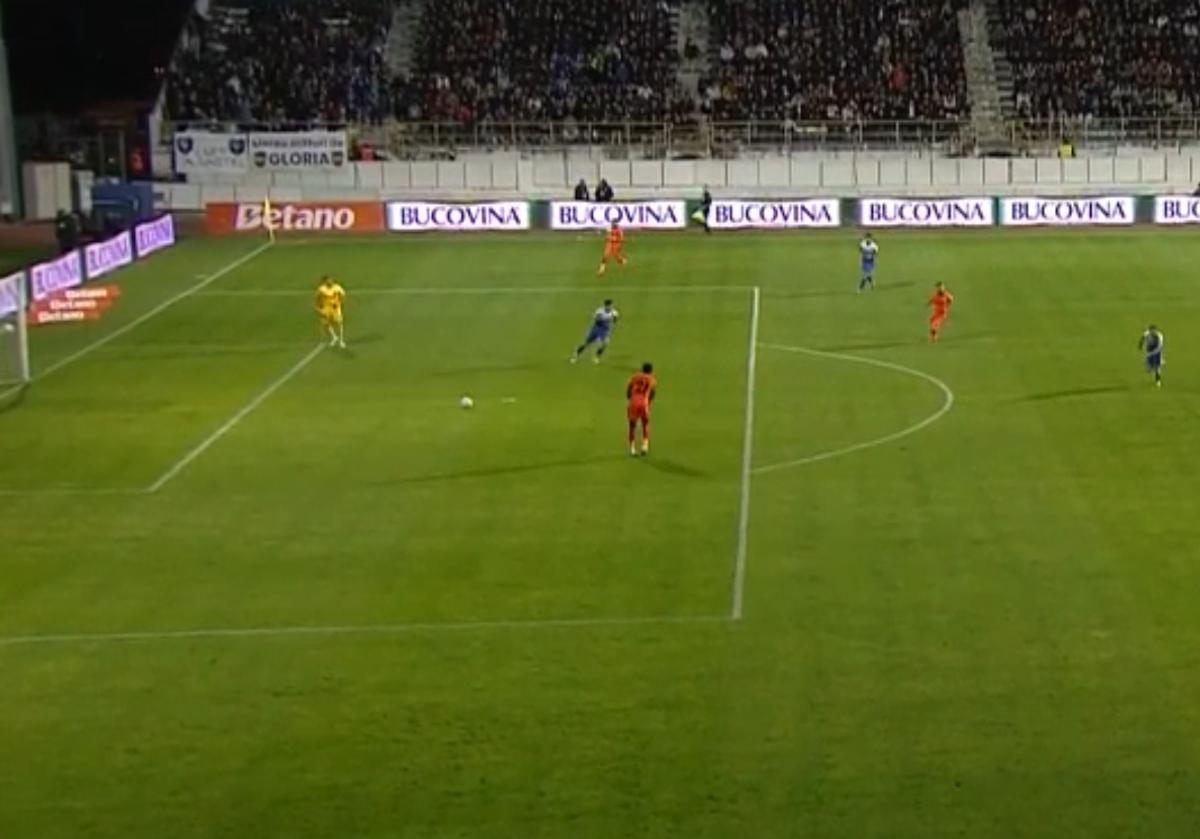 Gafă Gloria Bistrița - FCSB