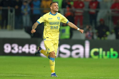 Daniel Bîrligea a marcat de două ori în Frosinone - Lecce // foto: Imago Images