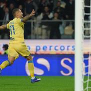 Daniel Bîrligea, „dublă” în Frosinone - Lecce // Foto: Imago Images