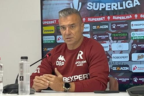 Daniel Pancu, la conferința de presă premergătoare duelului Rapid - Csikszereda