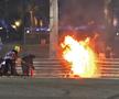 Lewis Hamilton, victorie la Bahrain, într-un Mare Premiu marcat de un incident grav: mașina lui Romain Grosjean a luat foc