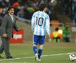 Diego Maradona l-a antrenat pe Leo Messi la echipa națională a Argentinei // foto: Guliver/gettyimages