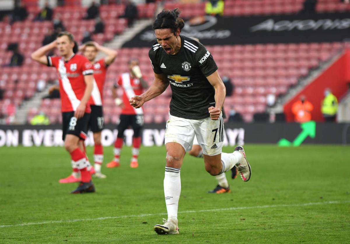 FOTO Edinson Cavani, primul meci mare de la transferul în Premier League! Cum a întors soarta în Southampton - Manchester United