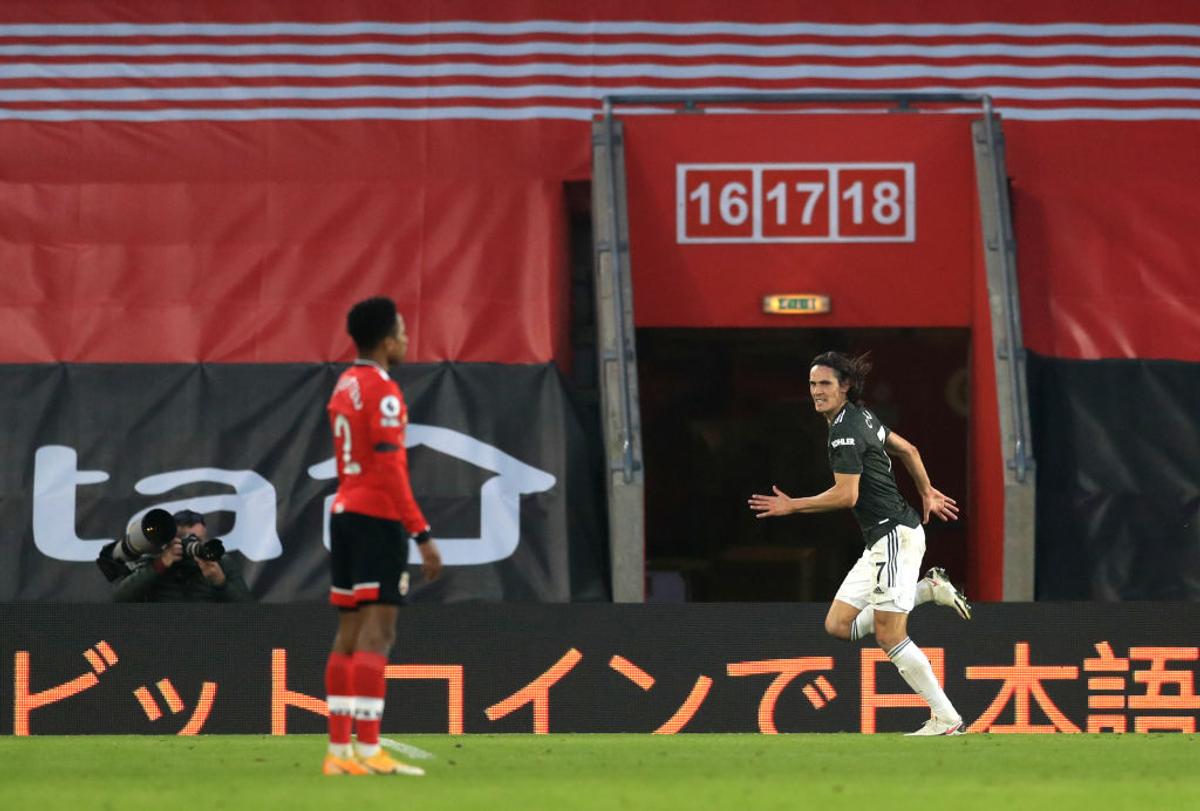 FOTO Edinson Cavani, primul meci mare de la transferul în Premier League! Cum a întors soarta în Southampton - Manchester United