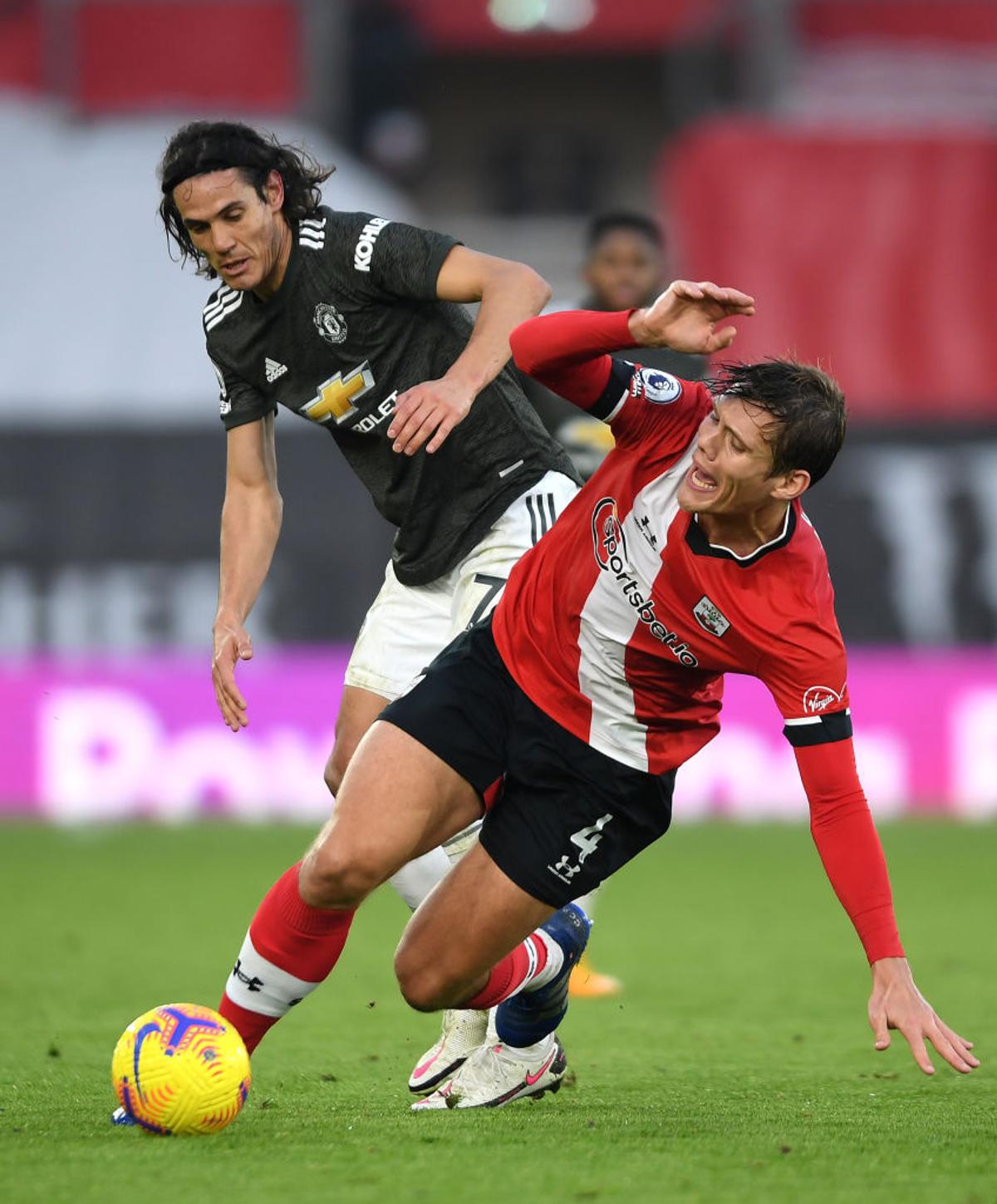 FOTO Edinson Cavani, primul meci mare de la transferul în Premier League! Cum a întors soarta în Southampton - Manchester United