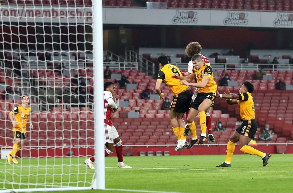 Arsenal - Wolverhampton accidentare Raul Jimenez