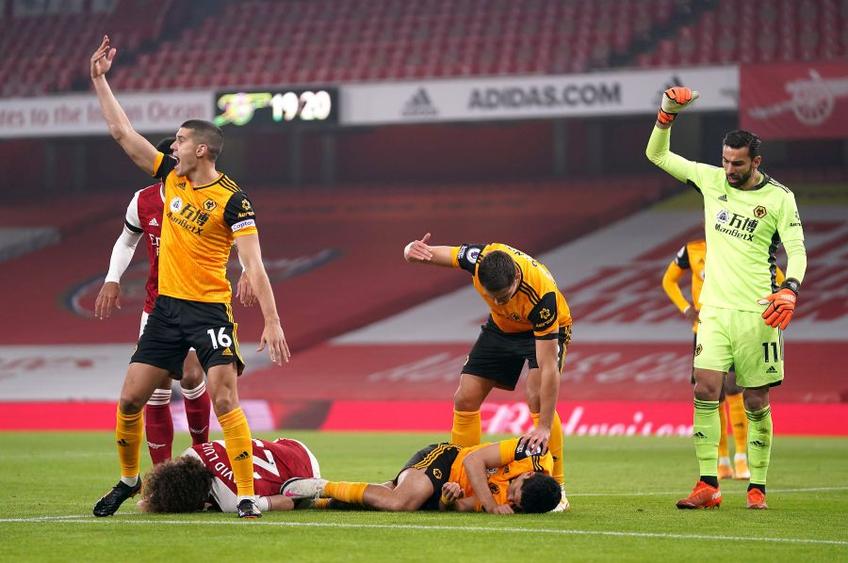 Momentul accidentării lui Raul Jimenez // foto: Guliver/gettyimages