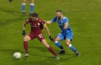 Poli Iași - CFR Cluj 1-0. FOTO Dan Petrescu acuză, după ce Iulian Dima nu a văzut două penalty-uri pentru campioană: „Cei de la Craiova au succes”