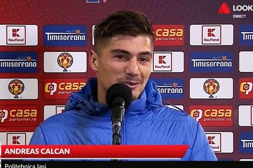 Andreas Calcan. Captură Look Sport